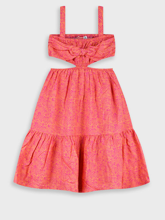 Energiers Girls Dress Sleeveless Coral