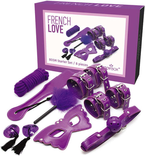 ToyBox BDSM-Bausatz In Lila Farbe 8Stücke