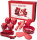 Naughty Toys BDSM-Bausatz in Roter Farbe 7 Stück