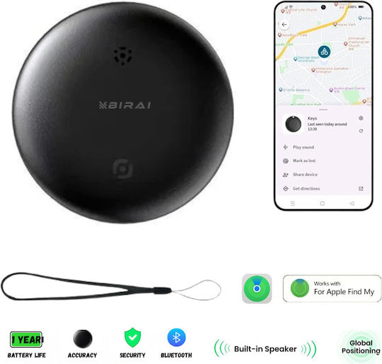GPS-Tracker Bluetooth für Objekte Haustiere Fahrräder BIRAI1168