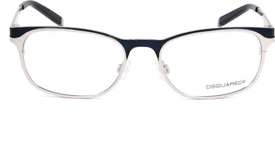Dsquared2 Eyeglasses Man Lens Bridge Temple 52 17 140 Mm Dq5004-92
