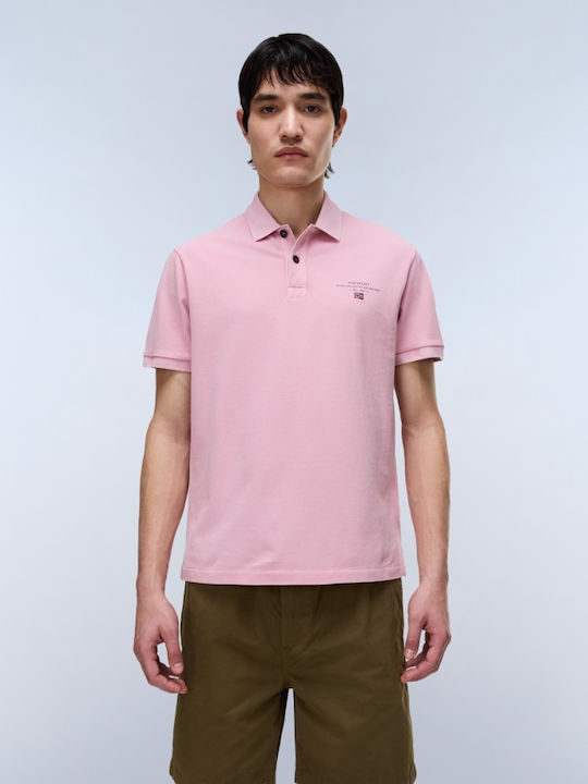 Elbas Polo Short Sleeve T-shirt Pink