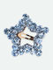 Angel's Face Star Kids Hair Clip in Blue Color