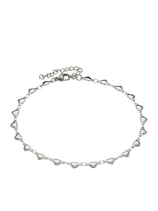 Fußarmband aus Edelstahl Kette
