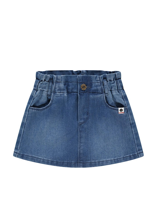 Babyface Fustă Pentru Copii Din Denim Albastră Babyface Fustă Pentru Copii Din Denim Albastră