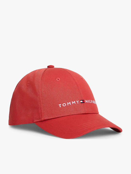 Tommy Hilfiger Детска Шапка С Козирка Червена