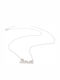 Silver Necklace with Zircon