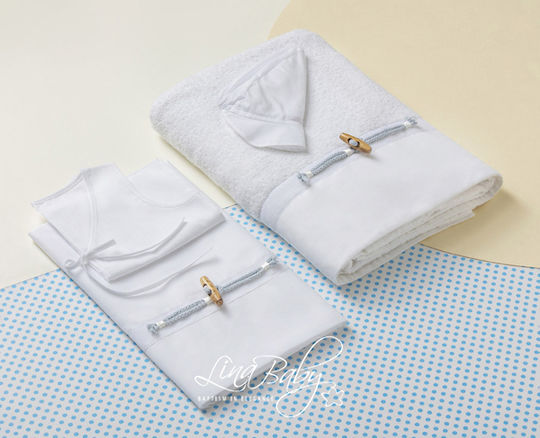 Lina Baby Christening Oilcloths White