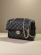 Fraugela Damen Schultertasche Schwarz