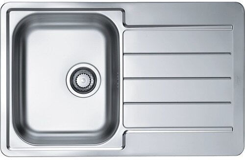 Alveus Ентегрирана Кухненска Мивка Дясна Inox със Смесител 79x50см Сива