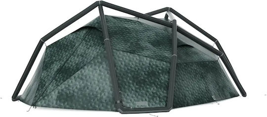 Heimplanet Backdoor Camping Geodesic Mountaineering Inflatable with Double Cloth 4 Seasons for 4 People Waterproof 5000mm 125cm Cairo Camouflage