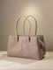 Damentasche Schulter Beige