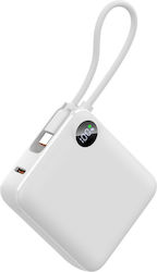 Voltres ChargeGO 10000mAh 22.5W Λευκό