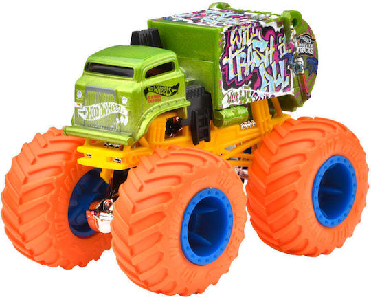 Количка Freestyle Wreckers Will Trash it All 1:64 Monster Truck за Деца над 4 Години
