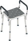 HomCom Bathroom Seat 52x45x57cm 712-070V00GY
