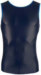 Classic Sleeveless Matte Black Shirt