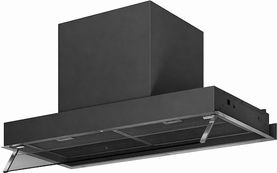 Airforce F300 BL/A/75 Chimney Hood 75cm Black