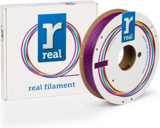 Real Filament PLA 3D Printer Filament 1.75mm Sparkle Topaz Purple 0.5kg 1τμχ (Spool)