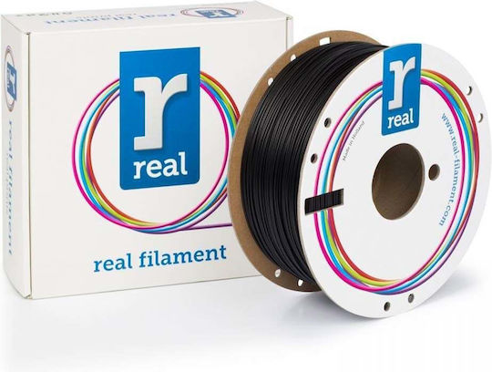 Real Filament Рециклиран PLA 3D Принтер Филамент 1.75мм Черен 1кг 1бр Макарa