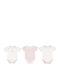 Kikka Boo Hedgehugs Set of Baby Bodysuits Pink 3 Pieces