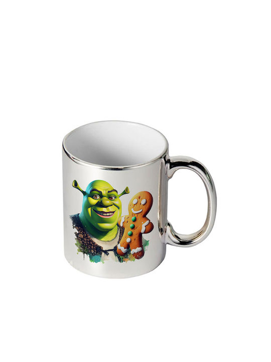 Shrek Tasse Spiegel Silber