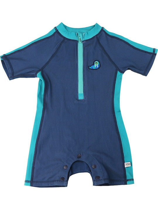 Zoocchini Kids One-Piece Swimwear Walrus/Dark Blue