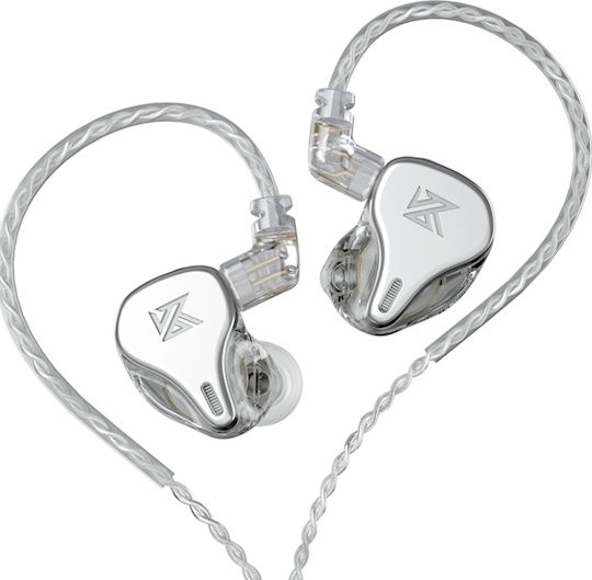 KZ In Ear Headphones Dq6 with Bluetooth Silver