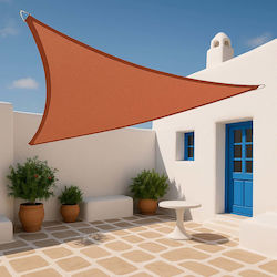 Showood Триъгълен Shade Sail Червен 5м 280гр/м²
