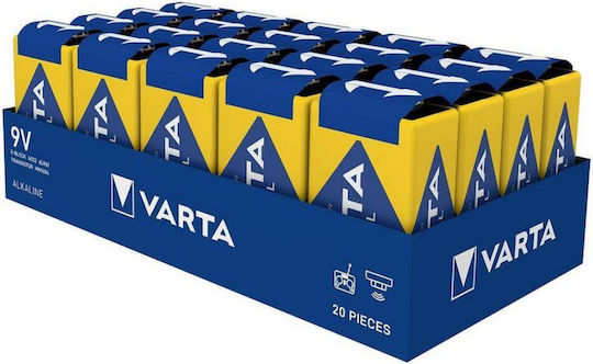 Varta Industrial Pro Алкални Батерии 9V 20 Бр