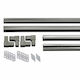 Kit Cadru C-channel Panouri – 240 × 120 Cm Gri ...