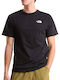 Box Polo Herrenbluse Kurzarm Schwarze