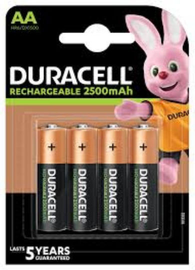 Duracell Презареждащи се Батерии Ni-MH 2500mAh 4 Броя