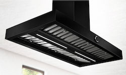 Airforce Vis Boxy Island AN/A/120 Kitchen Chimney 120cm Black Airforce Vis Boxy Island AN/A/120 Kitchen Chimney 120cm Black
