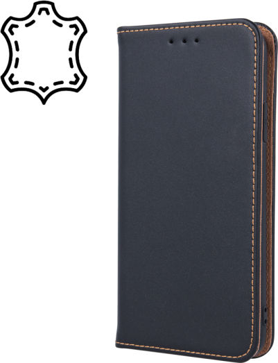 Senso Genuine Book Δερμάτινο Μαύρο (Redmi Note 15)