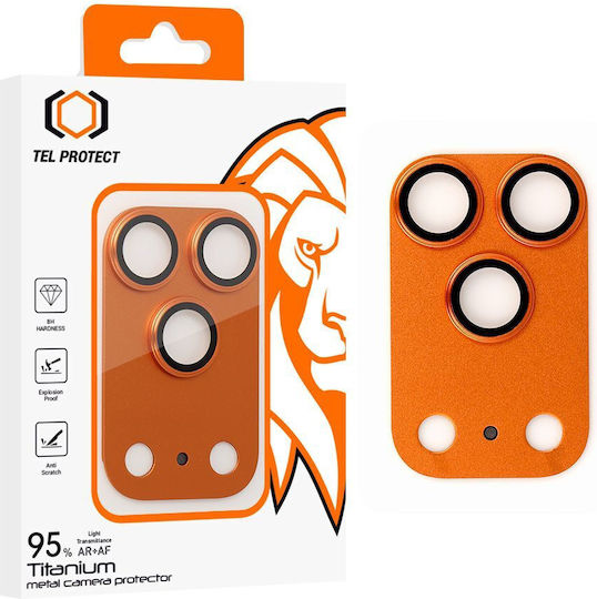 Tel Protect Mobile Camera Protection Tempered Glass Orange For Iphone 17 Pro Max