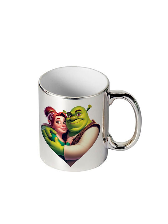 Shrek Tasse Spiegel Silber