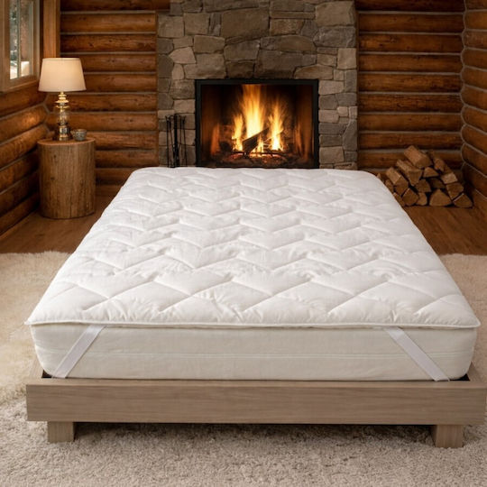 Pucioasa Protecție Pentru Saltea Semidublă Cu Furtun Alb 120x200cm