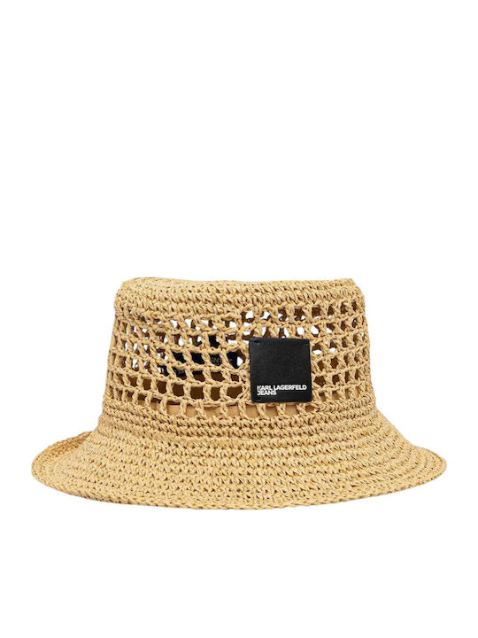 Karl Lagerfeld Γυναικείο Καπέλο Bucket Μπεζ