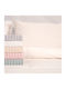Viopros Super-Double Bed Sheet 235x270cm Mint Green