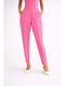 Women's Fabric Trousers in Regular Fit Pink SB-41046-26TR-PINK