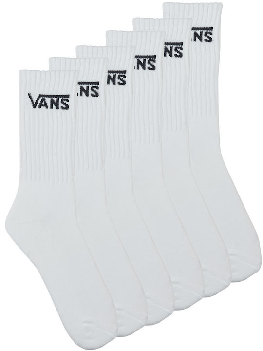 Vans Classic Crew Damenschocken Weiß 6er Pack