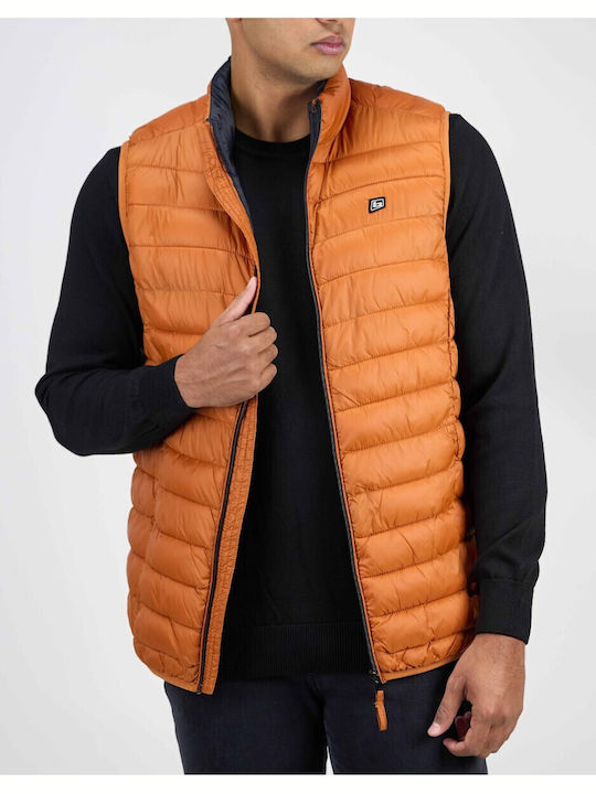 Blend Αμάνικο Μπουφάν Puffer Πορτοκαλι