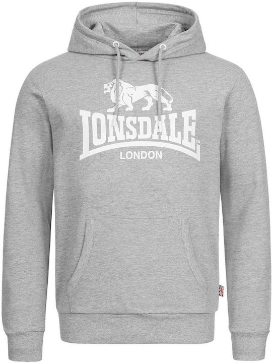 Lonsdale Fremington Sweatshirt with Hood Gray