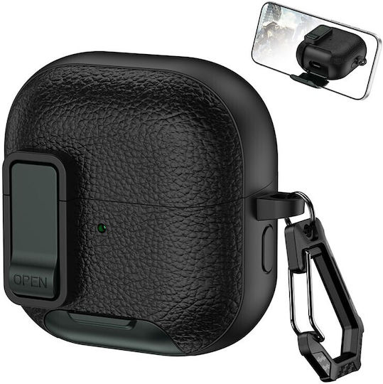 Silicone Case With Hook In Black Colour For Huawei FreeClip 2