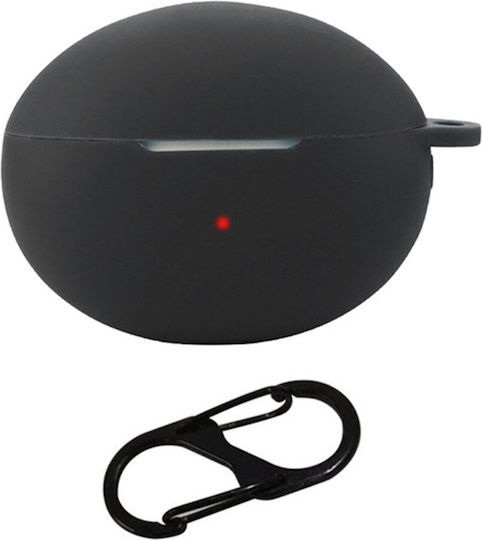 Husă Din Silicon Cu Cârlig Neagră Pentru Huawei FreeBuds 6i