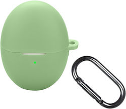 Silicone Case With Hook In Green Colour For Huawei FreeBuds Silicone Case With Hook In Green Colour For Huawei FreeBuds