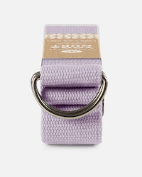 Lotuscrafts Yoga Belt D-ring Lavender Fog Organic Cotton 250x3.8 cm Lotuscrafts Yoga Belt D-ring Lavender Fog Organic Cotton 250x3.8 cm