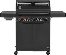 Jamestown Marlon 4.2 Gasgrill mit 6 Eistien 24kW mit Seitenbrenner 3kW