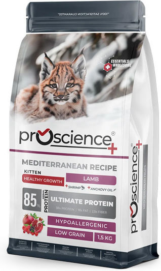 Proscience Hrană Uscată pentru Pisici Junior cu Miel / Rodie / Somon / Pește 1.5kg