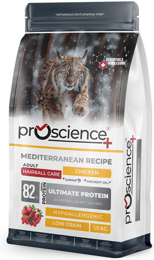 Proscience Hrană Uscată pentru Pisici Adulte cu Pui / Rodie / Creveți 1.5kg
